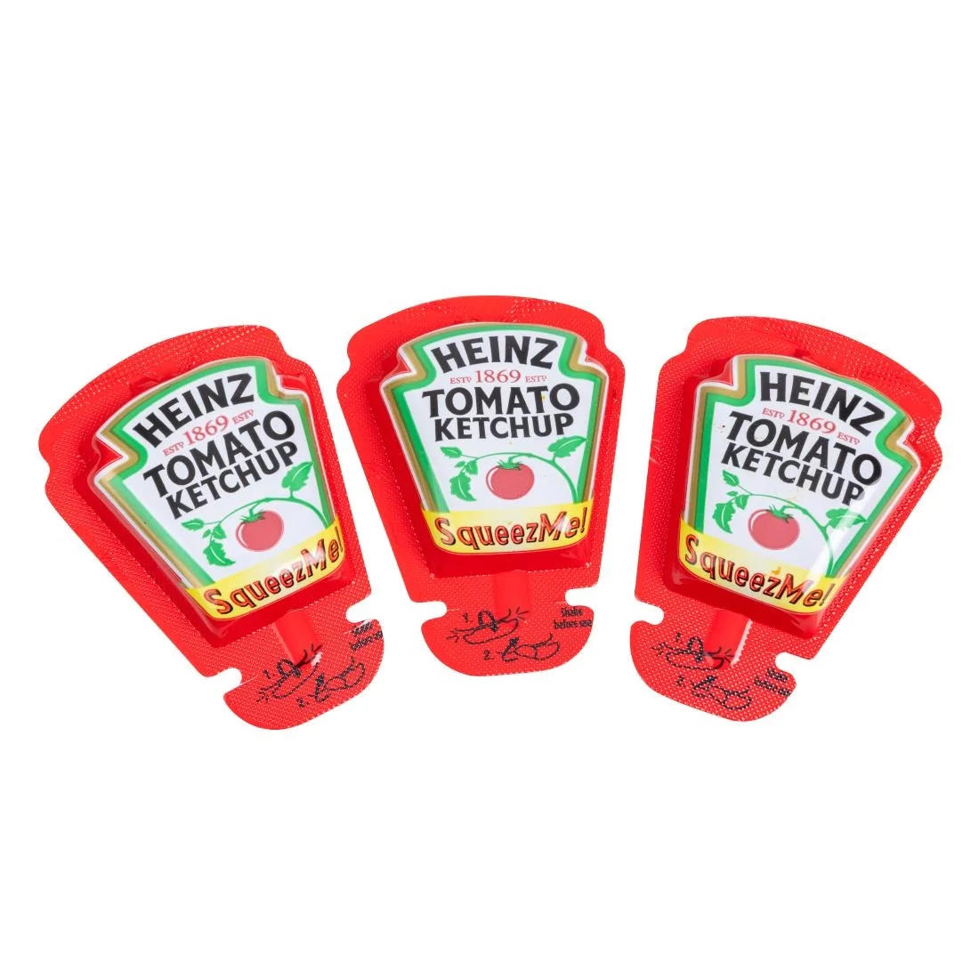 Heinz Tomato Ketchup SqueezMe! Sachets 26ml (70 Pack) - Image 4
