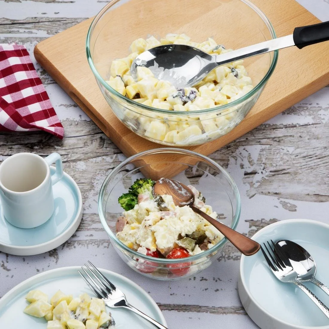 Vogue Glass Bowl 1Ltr - Image 5