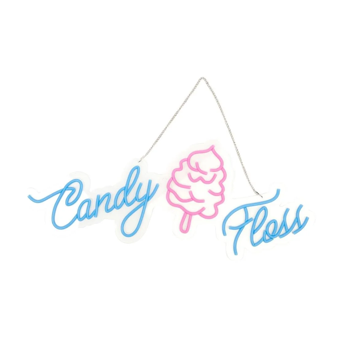 A1 Equipment Candy Floss Neon Style LED Light-up Sign A7362 - Image 1