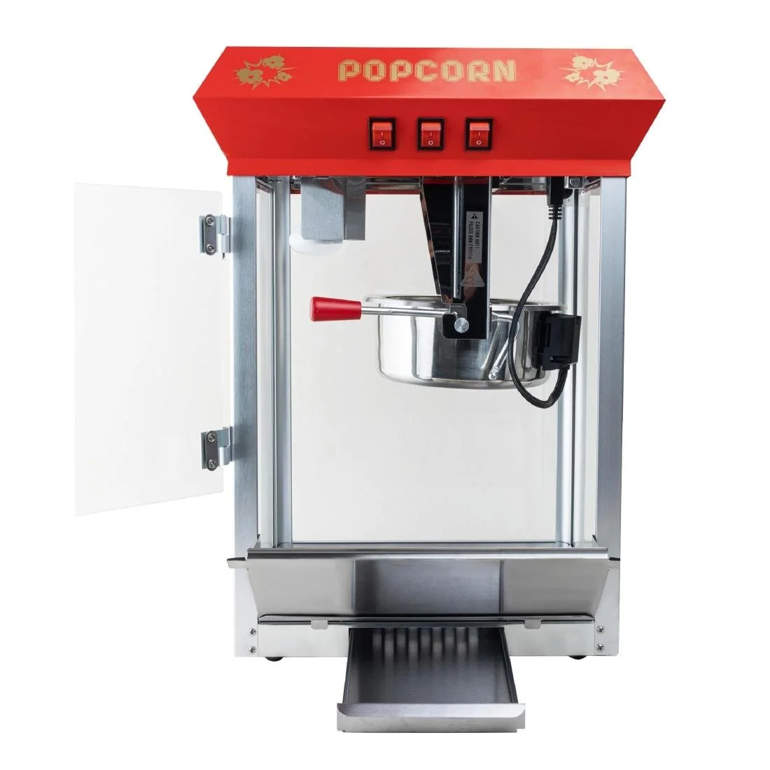 A1 Equipment 8oz Popcorn Machine Red - Image 4