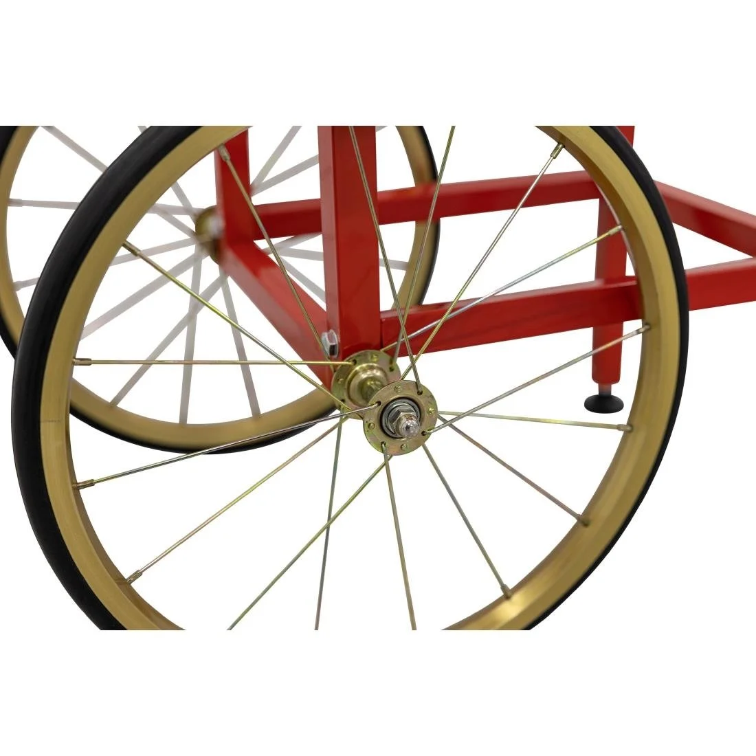 A1 Equipment 8oz Popcorn Machine with Cart Red - Image 6