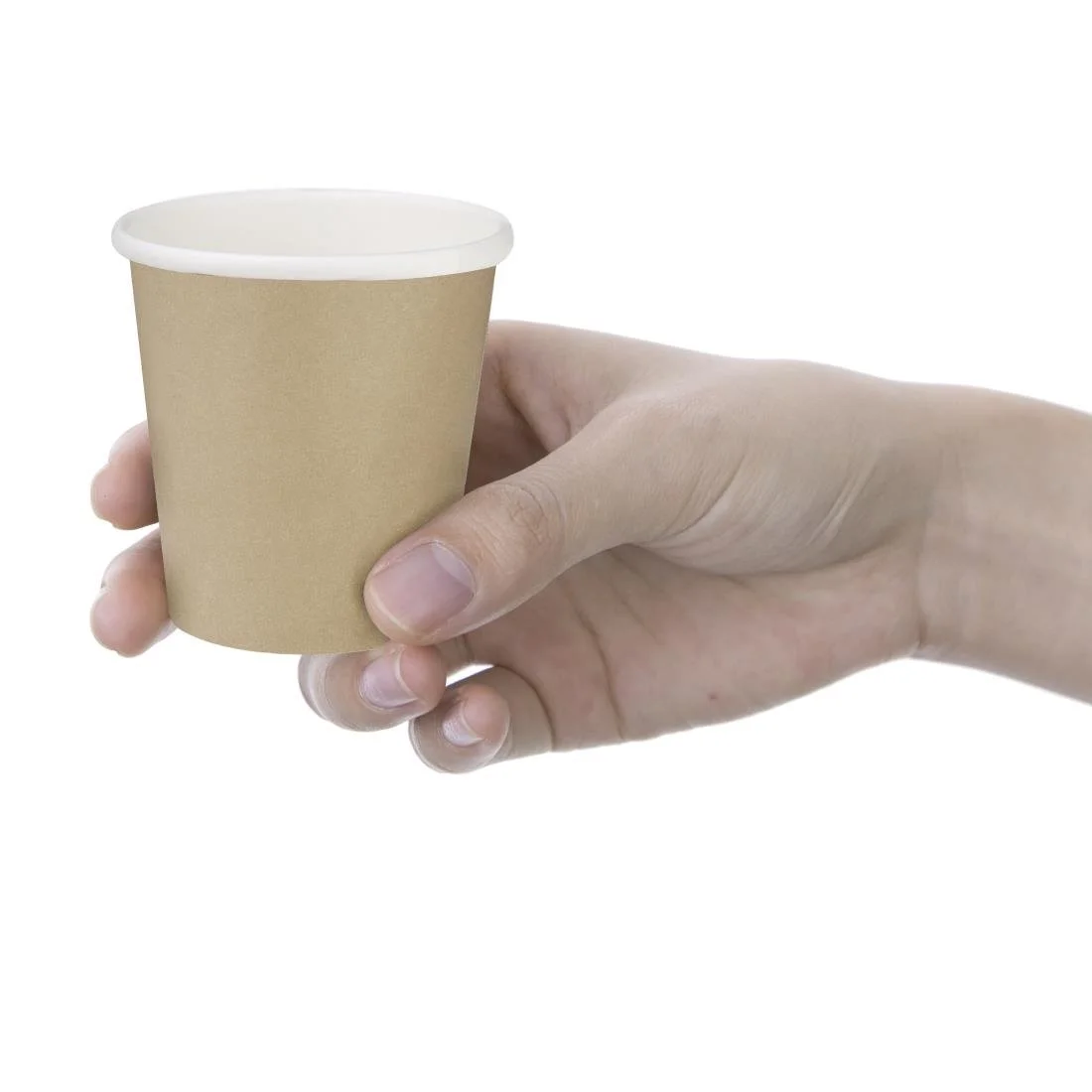 Fiesta Compostable Hot Cups Single Wall Kraft 6oz (50 Pack) - Image 2