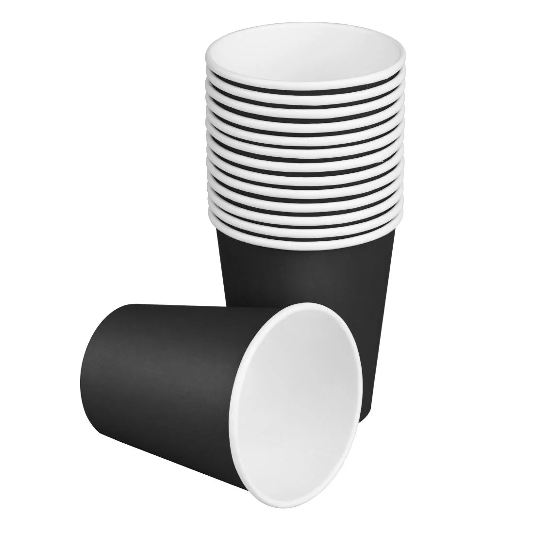 Fiesta Recyclable Hot Cups Single Wall Black 6oz (1000 Pack) - Image 6