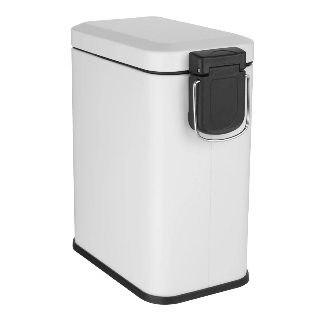 Jantex Slim Pedal Bin White 5Ltr - Image 4
