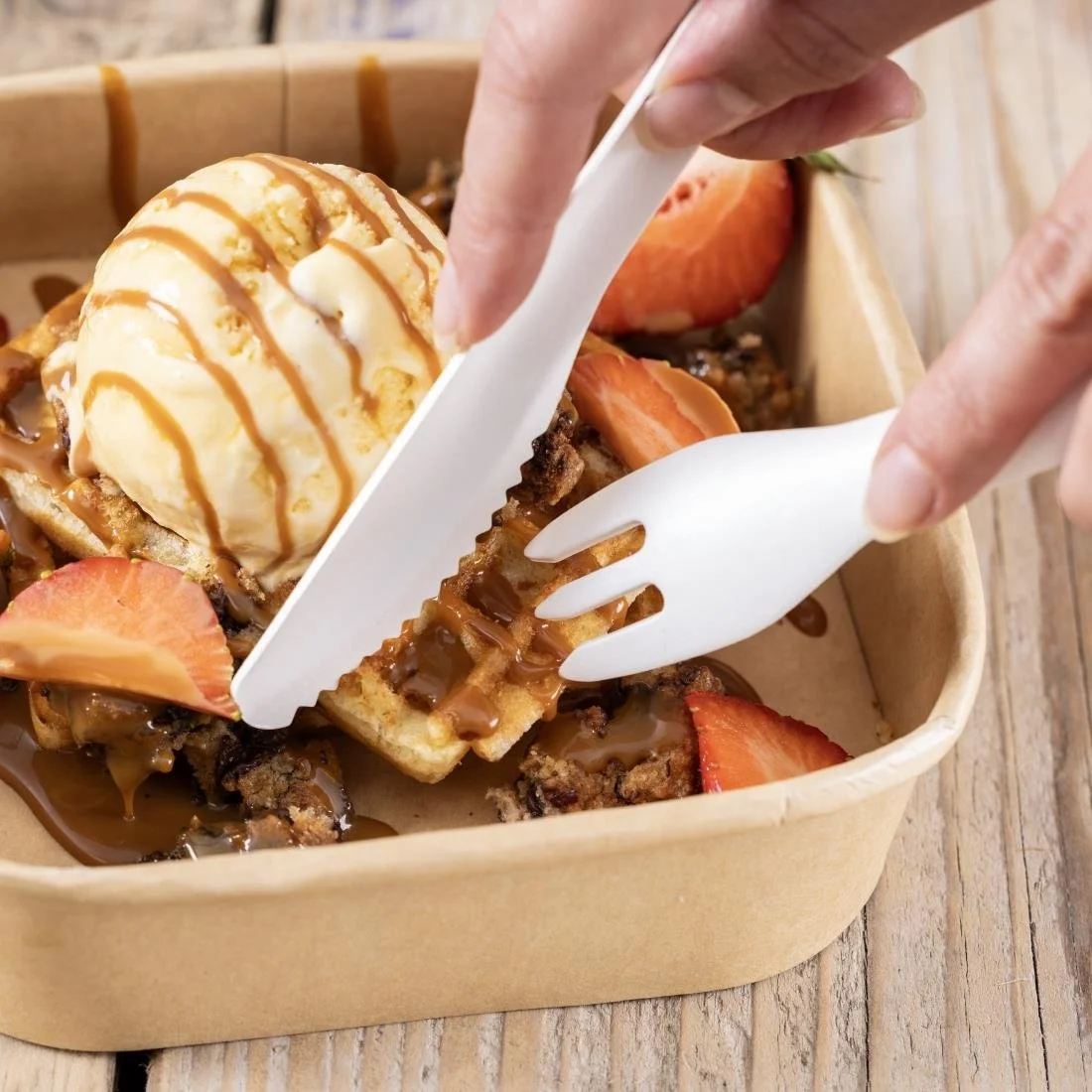 Fiesta Compostable Paper Knives 165mm (100 Pack) - Image 5