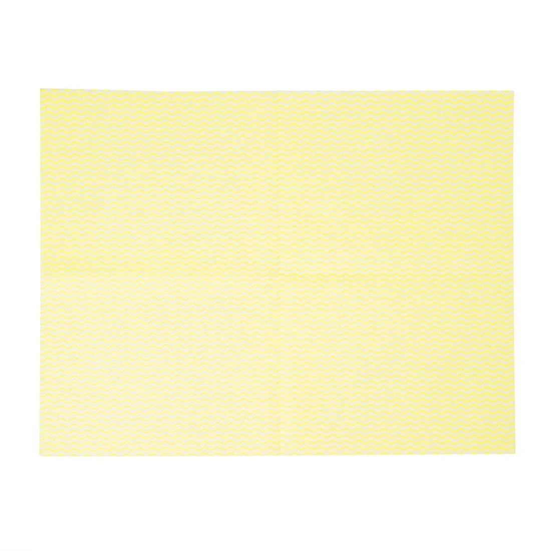 Jantex Heavy Duty Non-Woven Cloths Yellow (25 Pack) - Image 2
