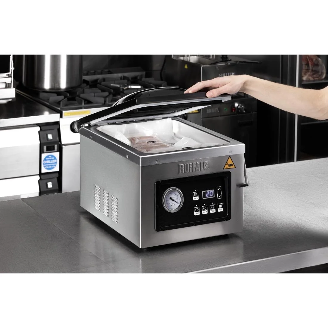 Buffalo Oil Pump Chamber Vac Pack Machine 9Ltr - Image 9