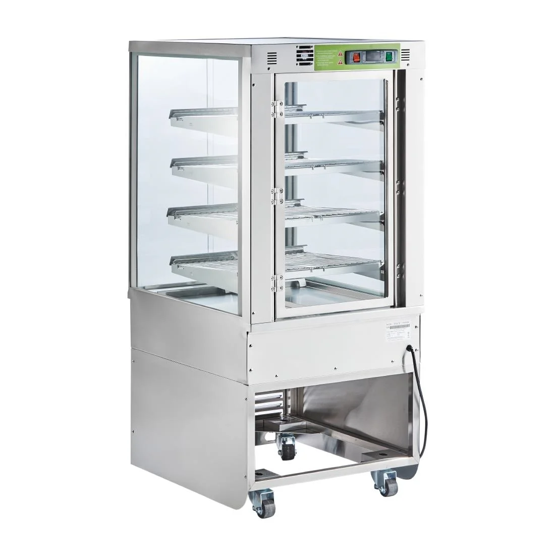 Cossiga Heated Freestanding Multideck Display w/Sliding Front & Rear Doors - Image 2