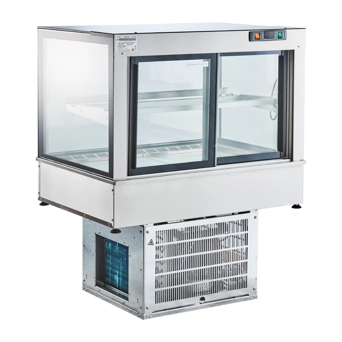 Cossiga Tower GOG Refrigerated Frameless Glass Countertop Display - Image 3