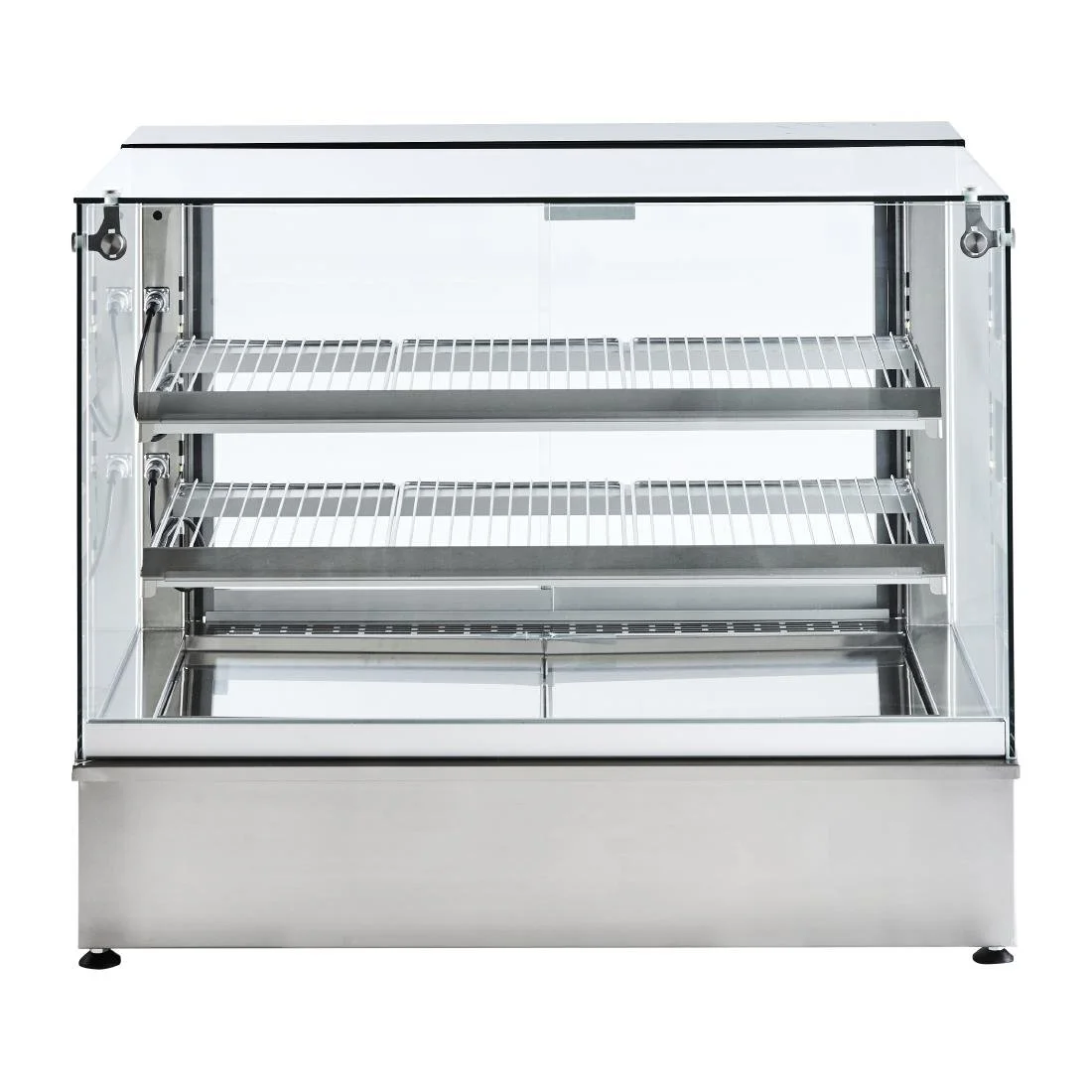 Cossiga Tower GOG Heated Countertop Display Single Glass Top and Doors 900mm - Image 1