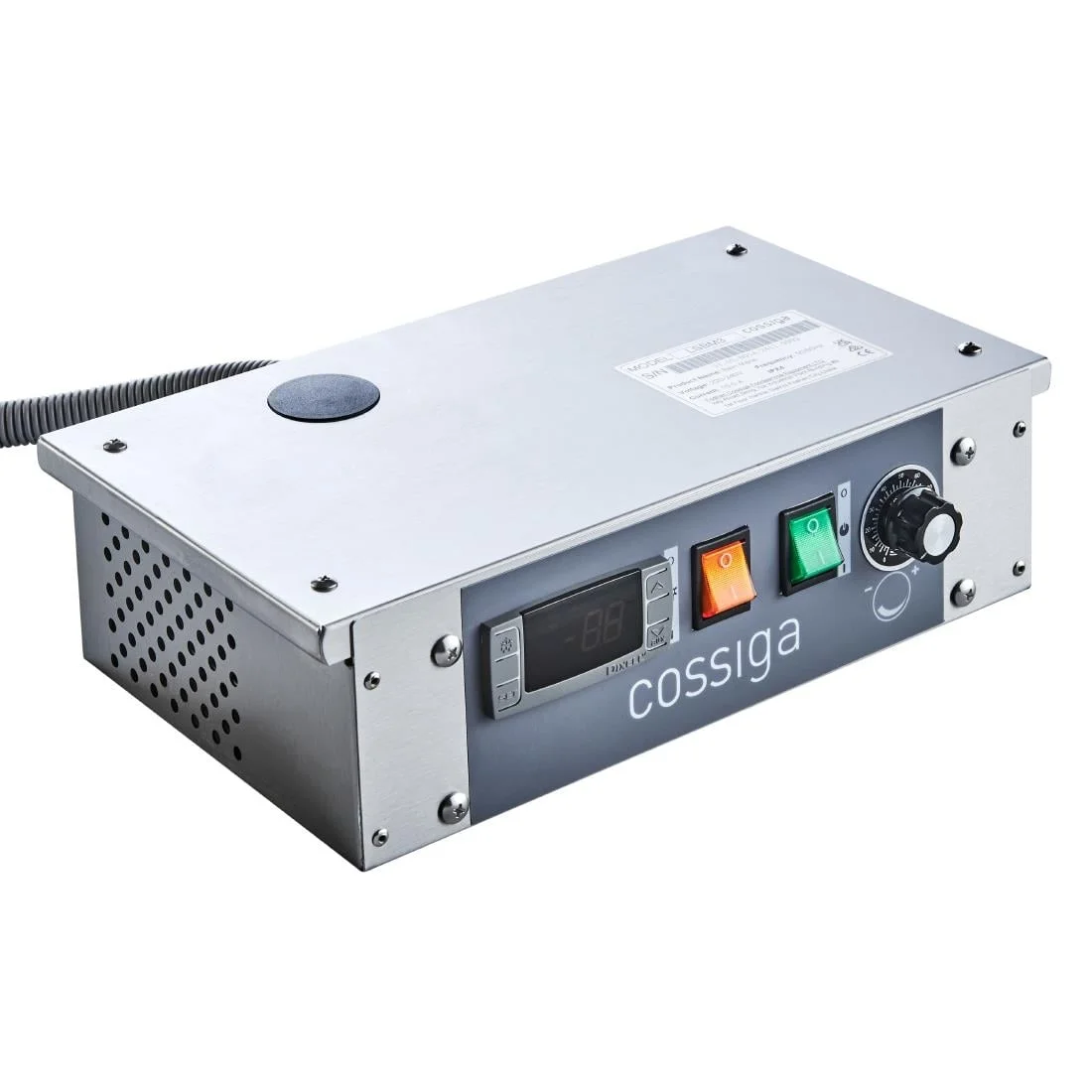 Cossiga Linear Series Drop-in Bain Marie w/Square Glass Assisted Service - Image 2