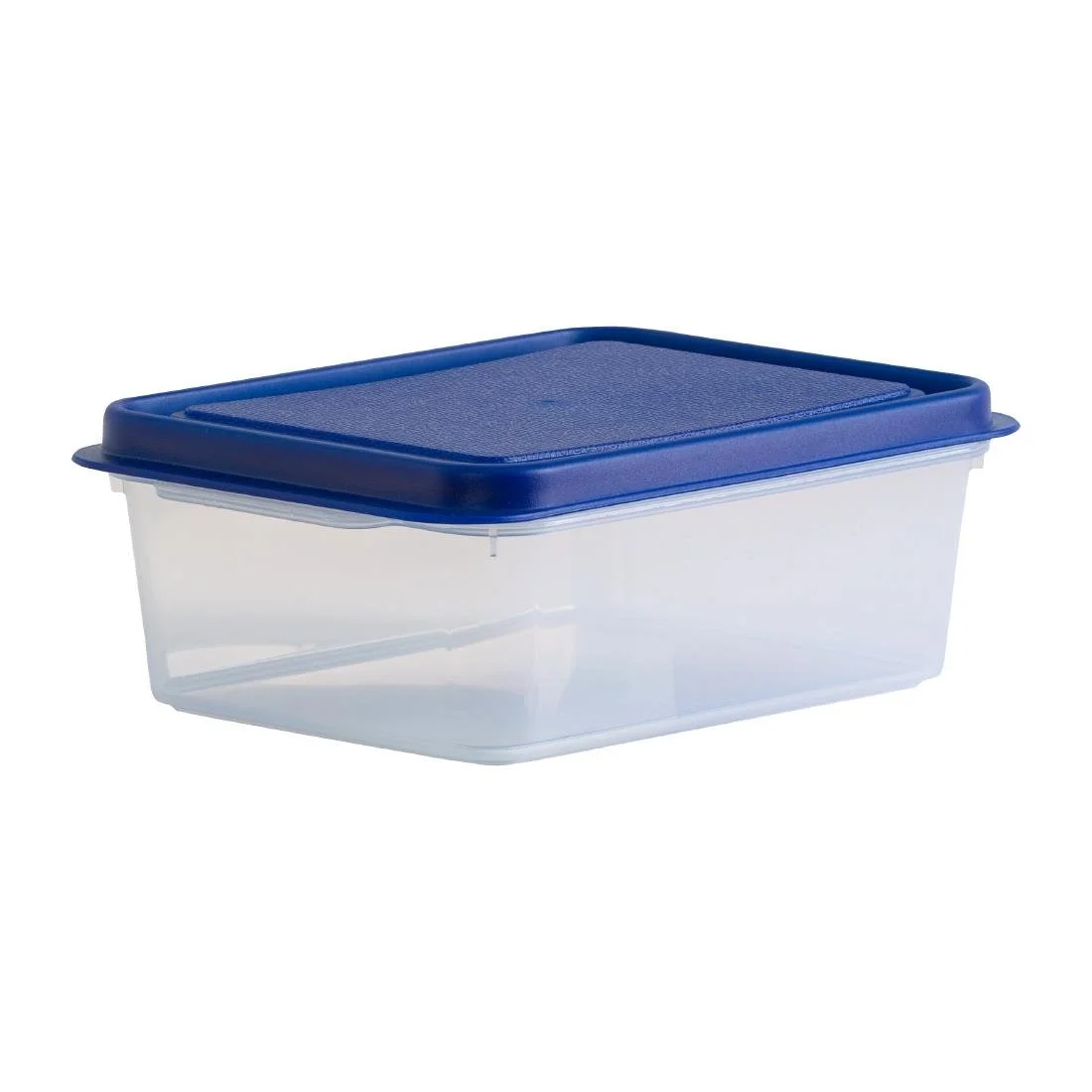 Wham Studio Rectangle Food Box Clear/Blue 1Ltr - Image 2