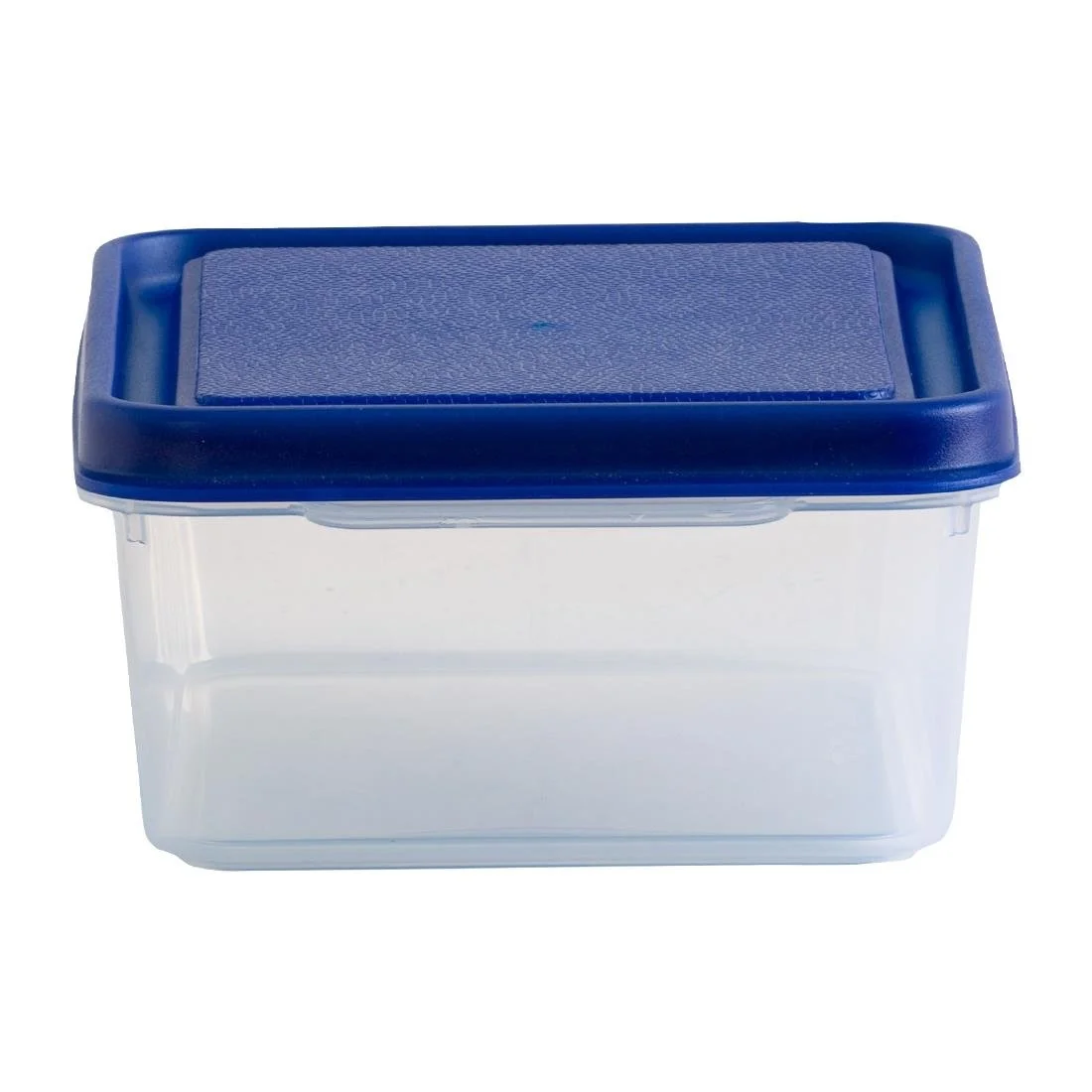 Wham Studio Rectangle Food Box Clear/Blue 1Ltr - Image 3