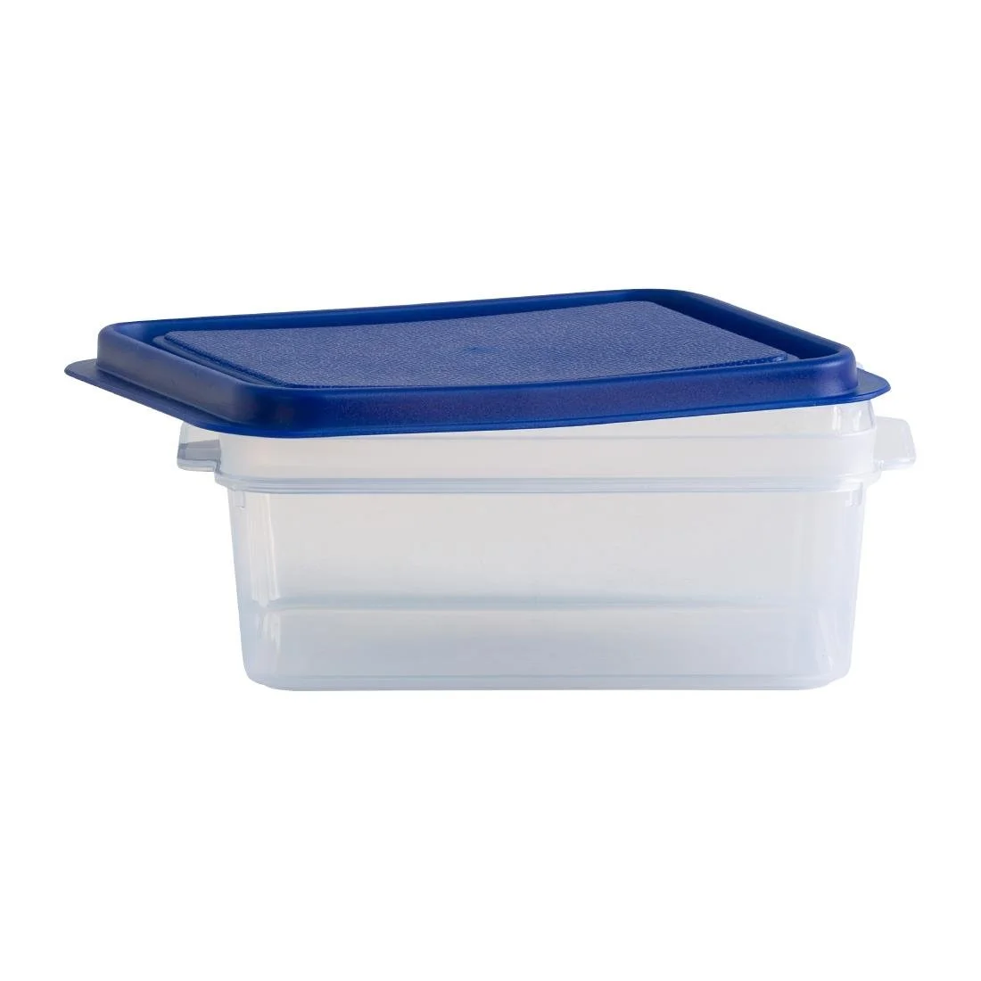 Wham Studio Rectangle Food Box Clear/Blue 1Ltr - Image 4