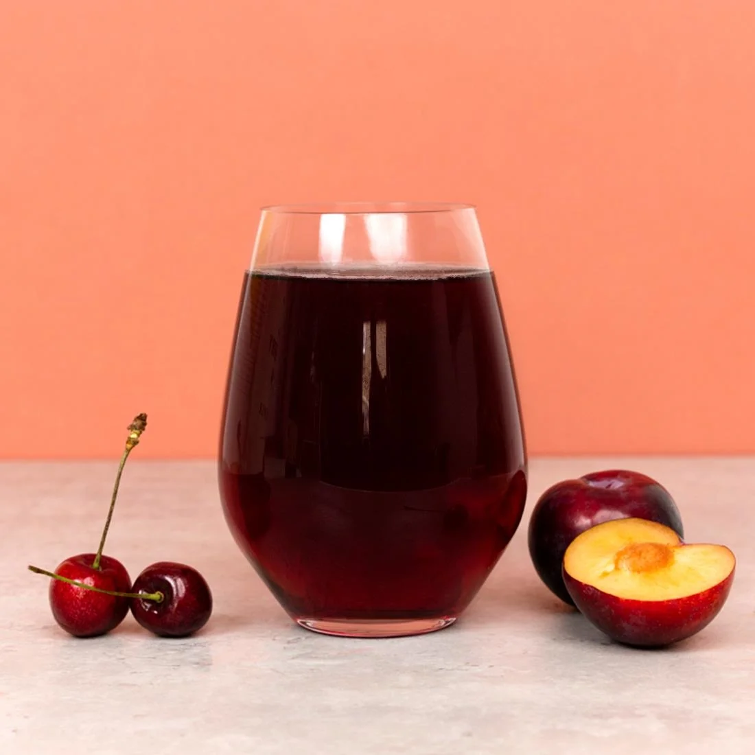 Simply Winter Warmer Sour Cherry & Plum Syrup 1Ltr - Image 2