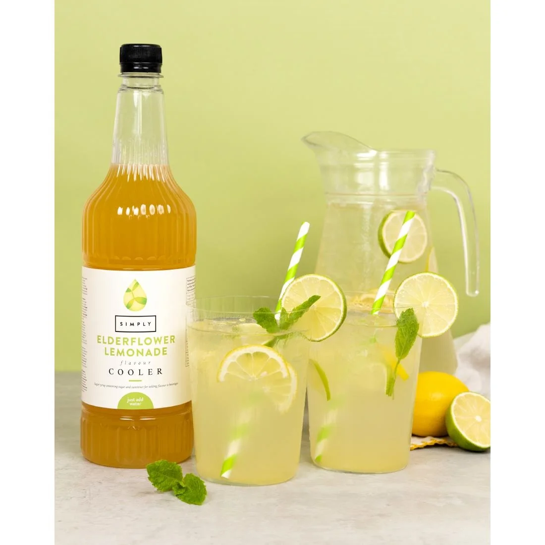 Simply Elderflower Lemonade Cooler Syrup 1Ltr - Image 4