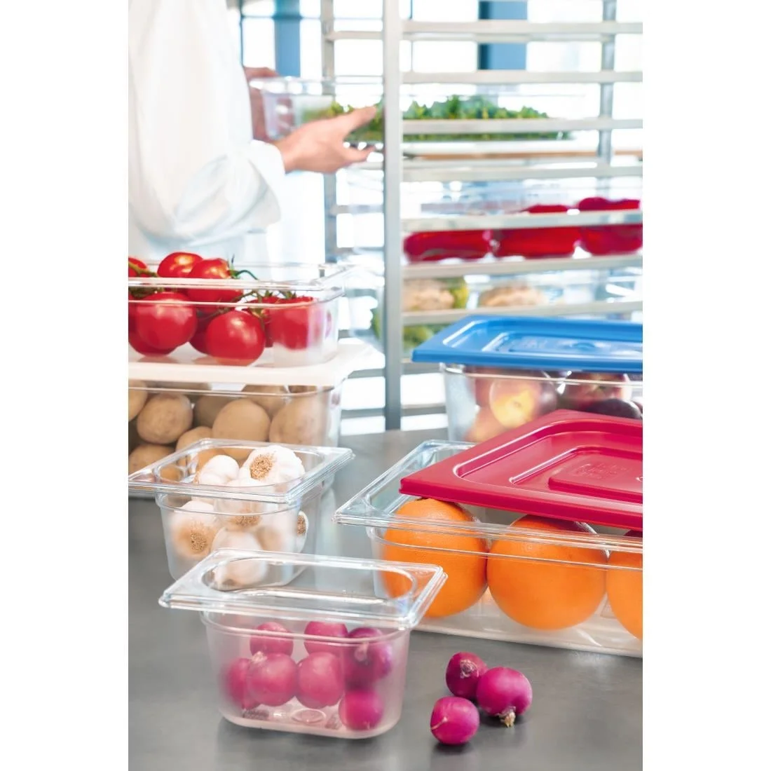 Pujadas Clear Polinorm Gastronorm Lid 1/9GN - Image 2
