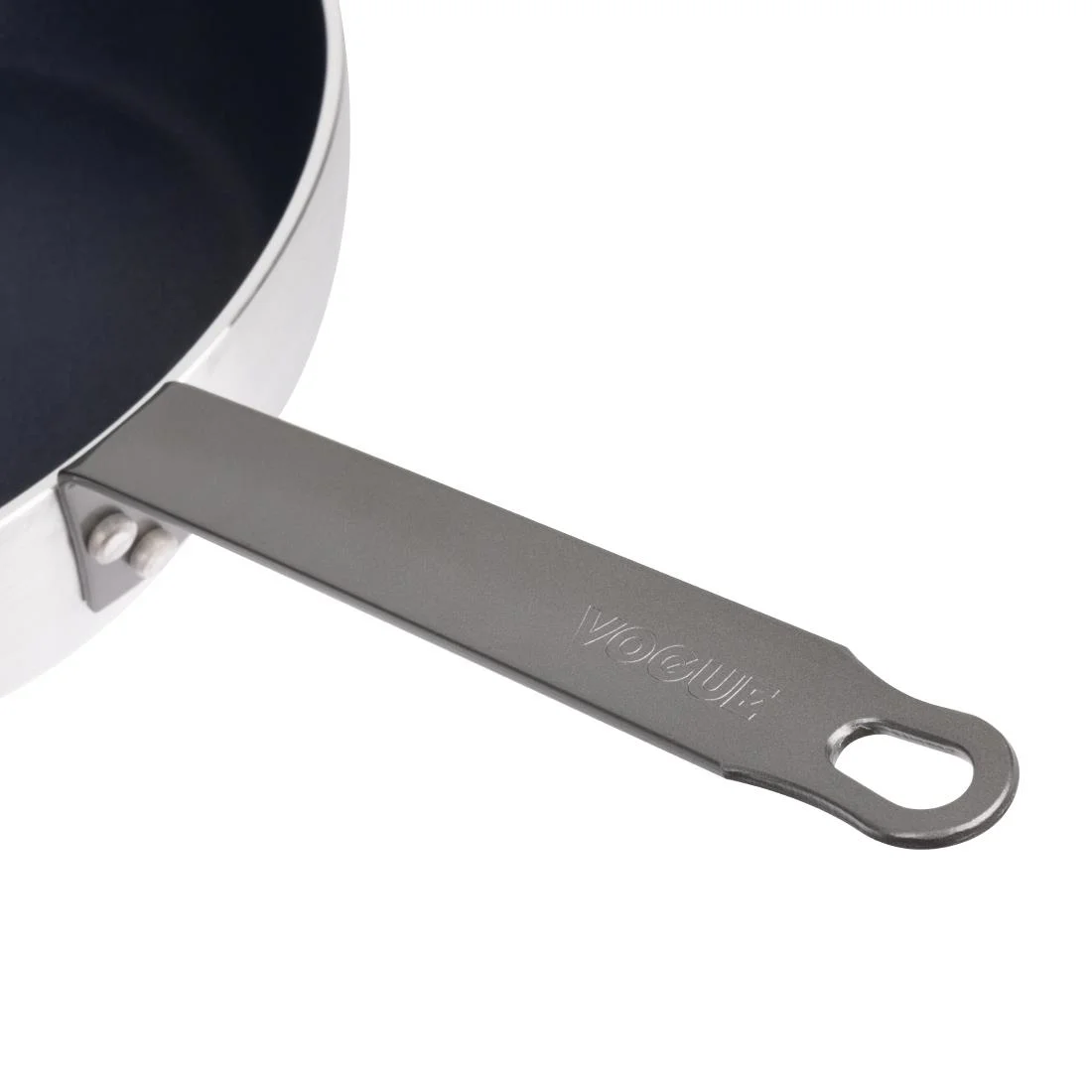 Vogue Aluminium Non-stick Teflon Platinum Plus Sauté Pan 319mm - Image 5