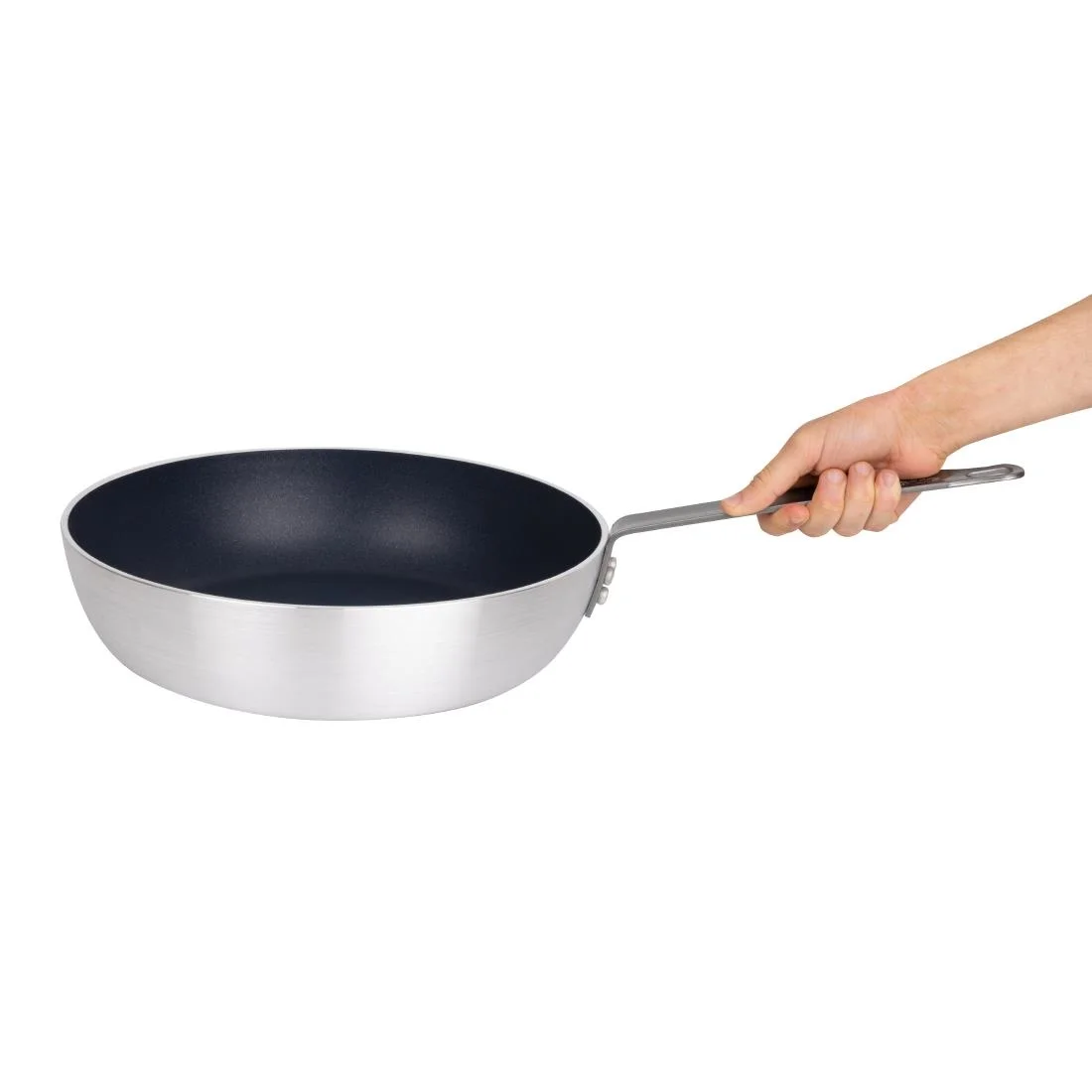 Vogue Aluminium Non-stick Teflon Platinum Plus Sauté Pan 319mm - Image 6