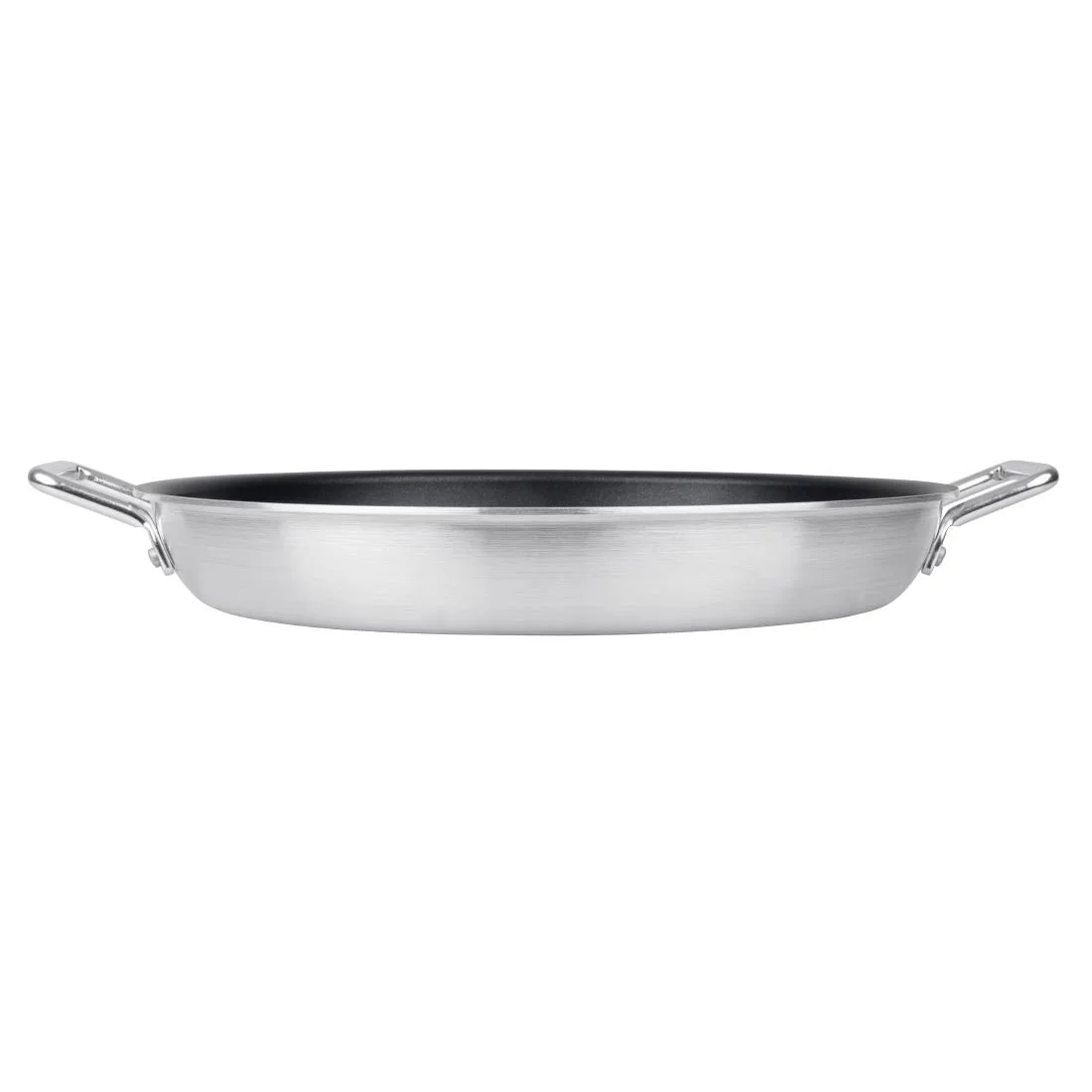 Vogue Non Stick Teflon Aluminium Paella Pan 450mm - Image 2
