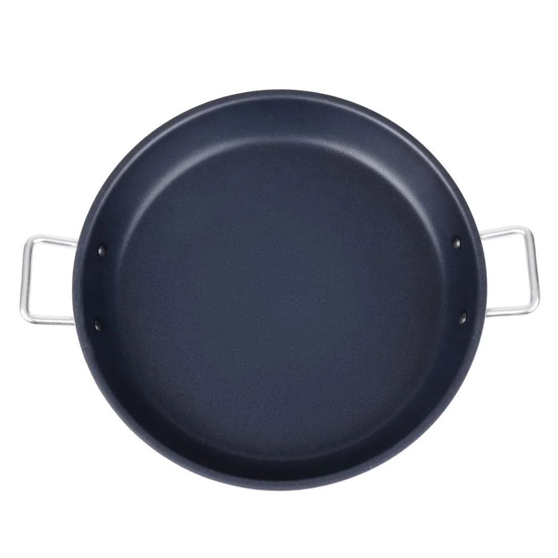 Vogue Non Stick Teflon Aluminium Paella Pan 450mm - Image 4