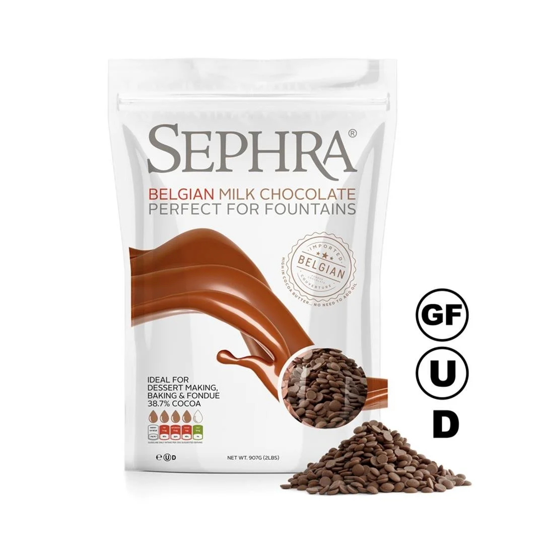 Sephra Luxury Belgian Milk Chocolate 907g - Image 1
