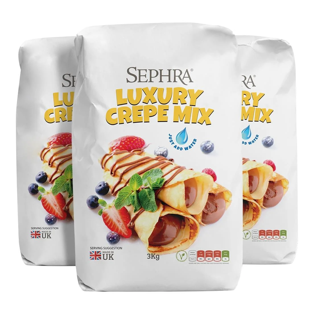Sephra Crepe Mix 3kg (4 Pack) - Image 2