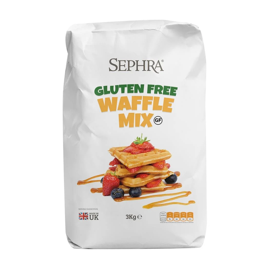 Sephra Gluten-Free Waffle Mix 3kg (4 Pack)