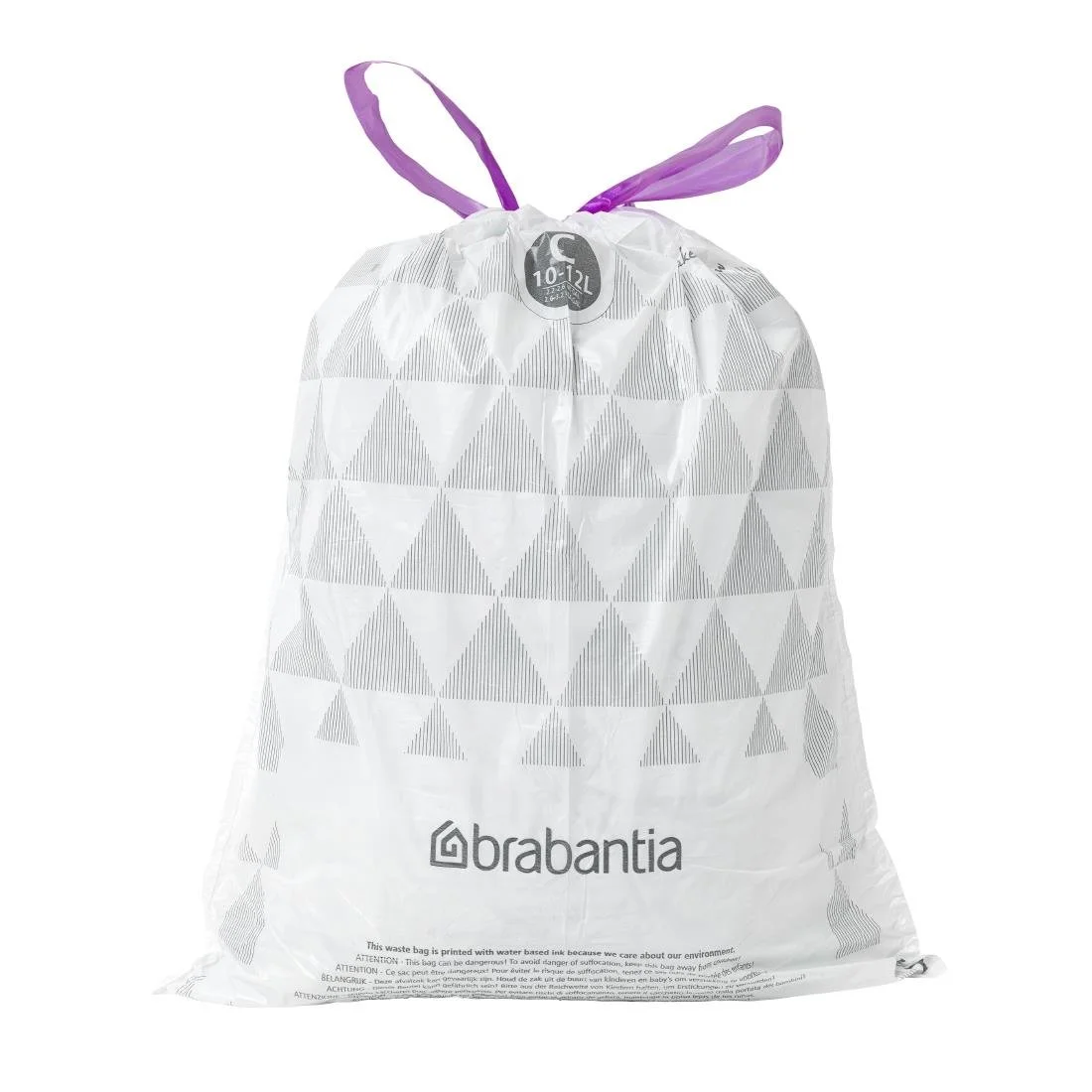 Brabantia PerfectFit Bin Bags, Code C, 10-12Ltr (40 Pack) - Image 1