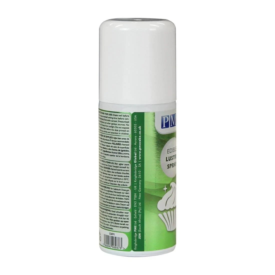 PME Edible Lustre Spray 100ml - Green - Image 5