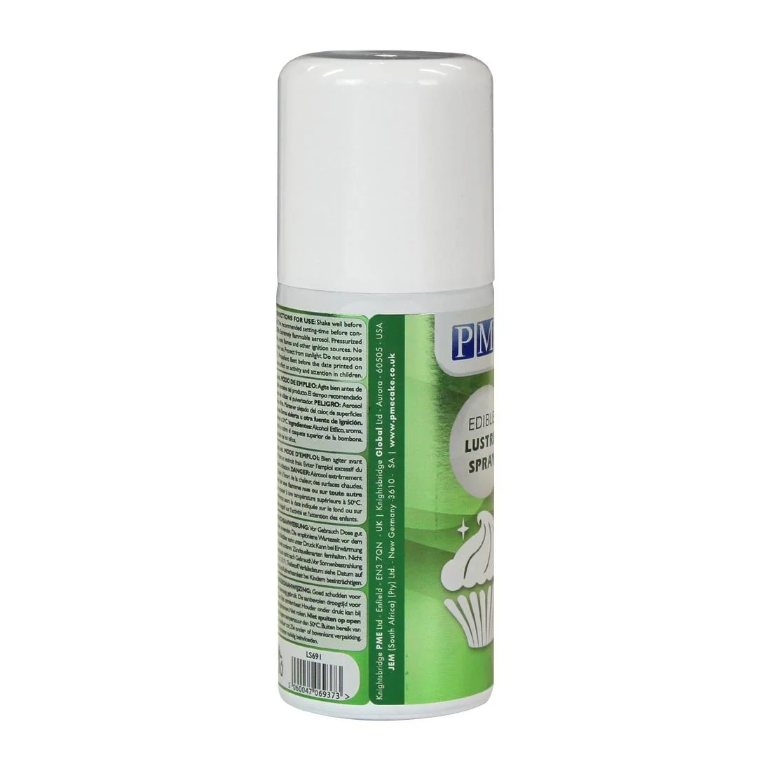 PME Edible Lustre Spray 100ml - Green - Image 5