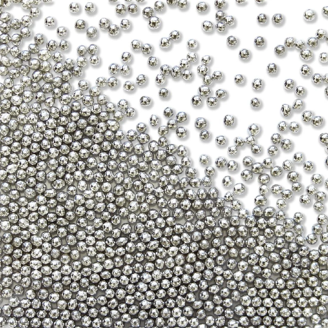 PME Silver Sugar Pearls 25g - Nonpareils - Image 2