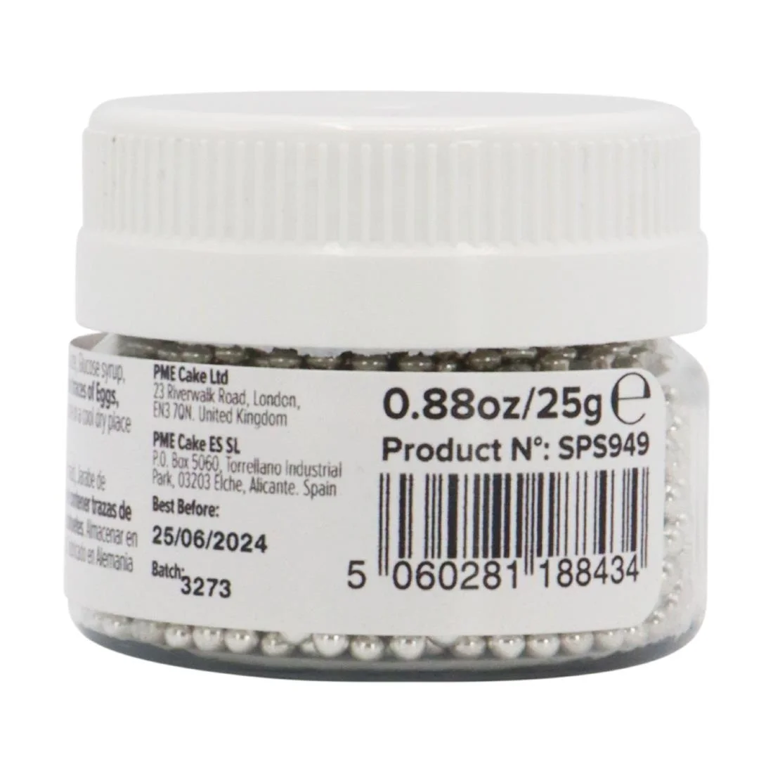 PME Silver Sugar Pearls 2.3mm - Image 2