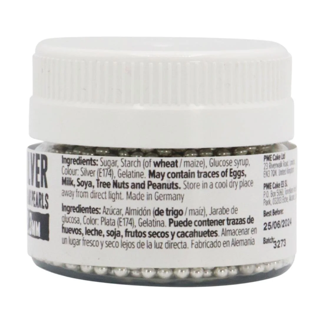 PME Silver Sugar Pearls 2.3mm - Image 6