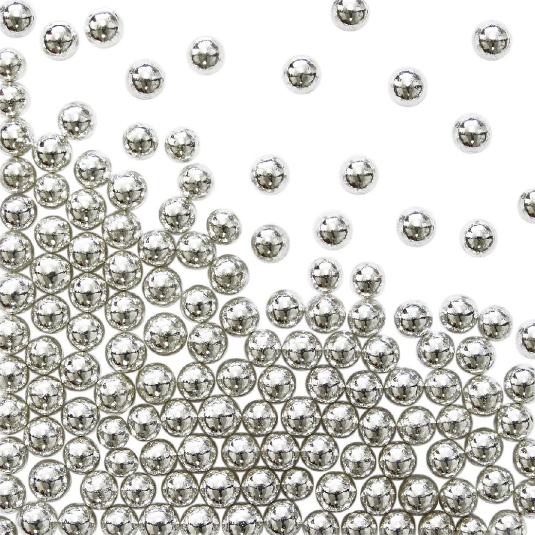 PME Silver Sugar Pearls 4mm - Image 4