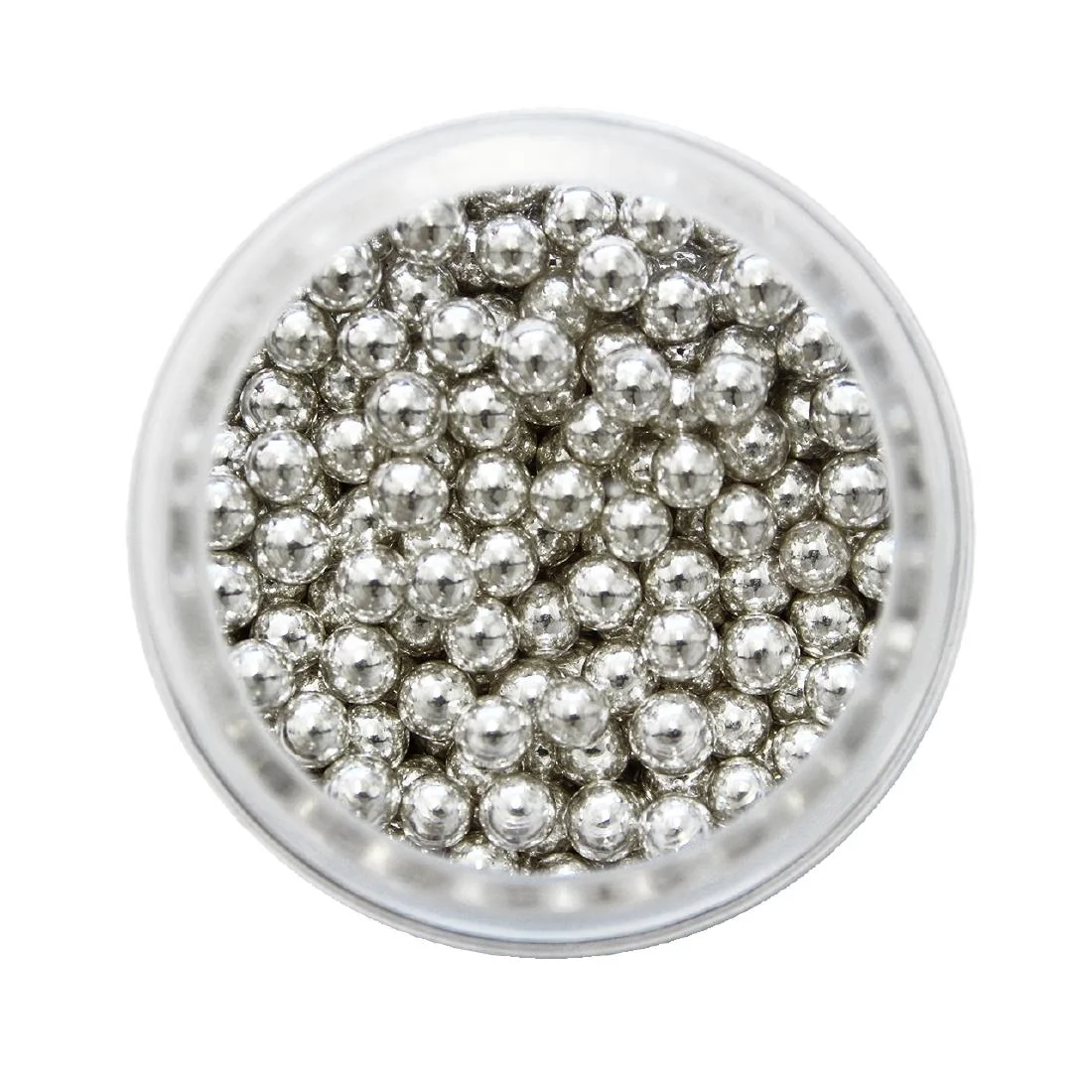 PME Silver Sugar Pearls 4mm - Image 5