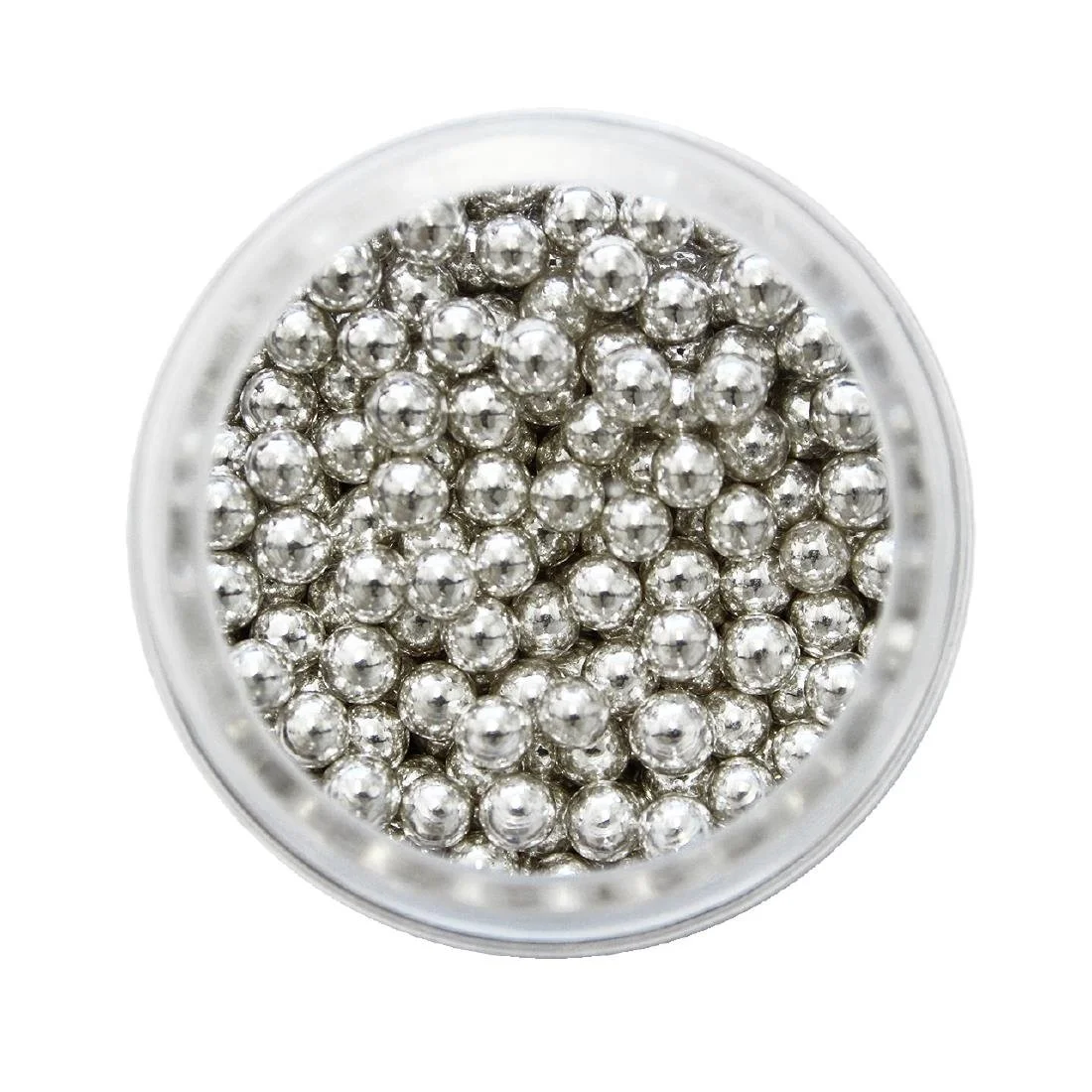 PME Silver Sugar Pearls 4mm - Image 5