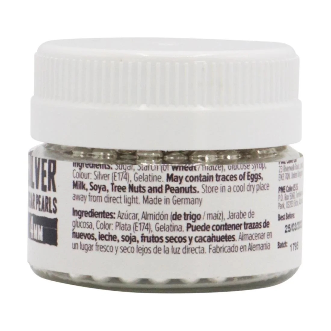 PME Silver Sugar Pearls 4mm - Image 6