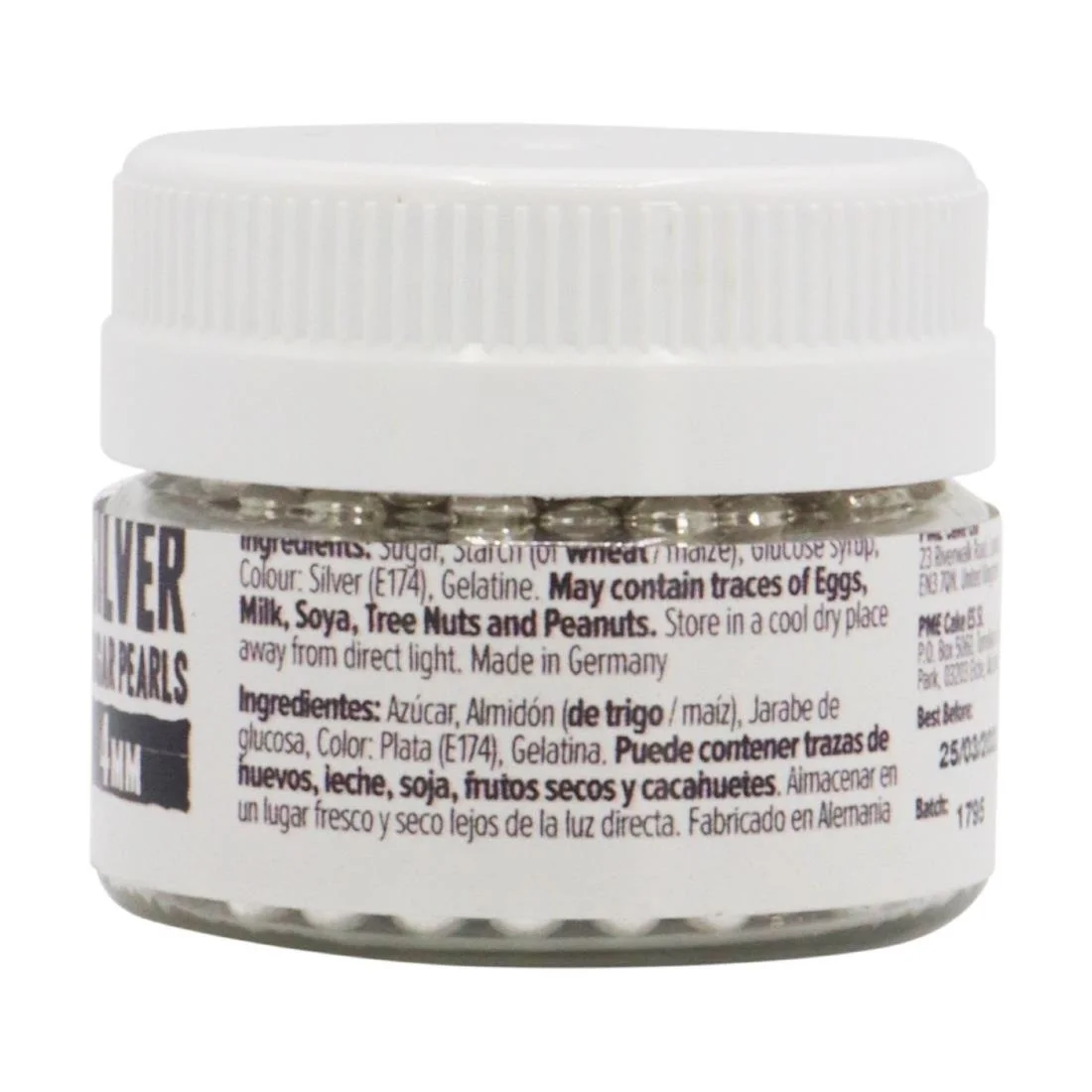 PME Silver Sugar Pearls 4mm - Image 6