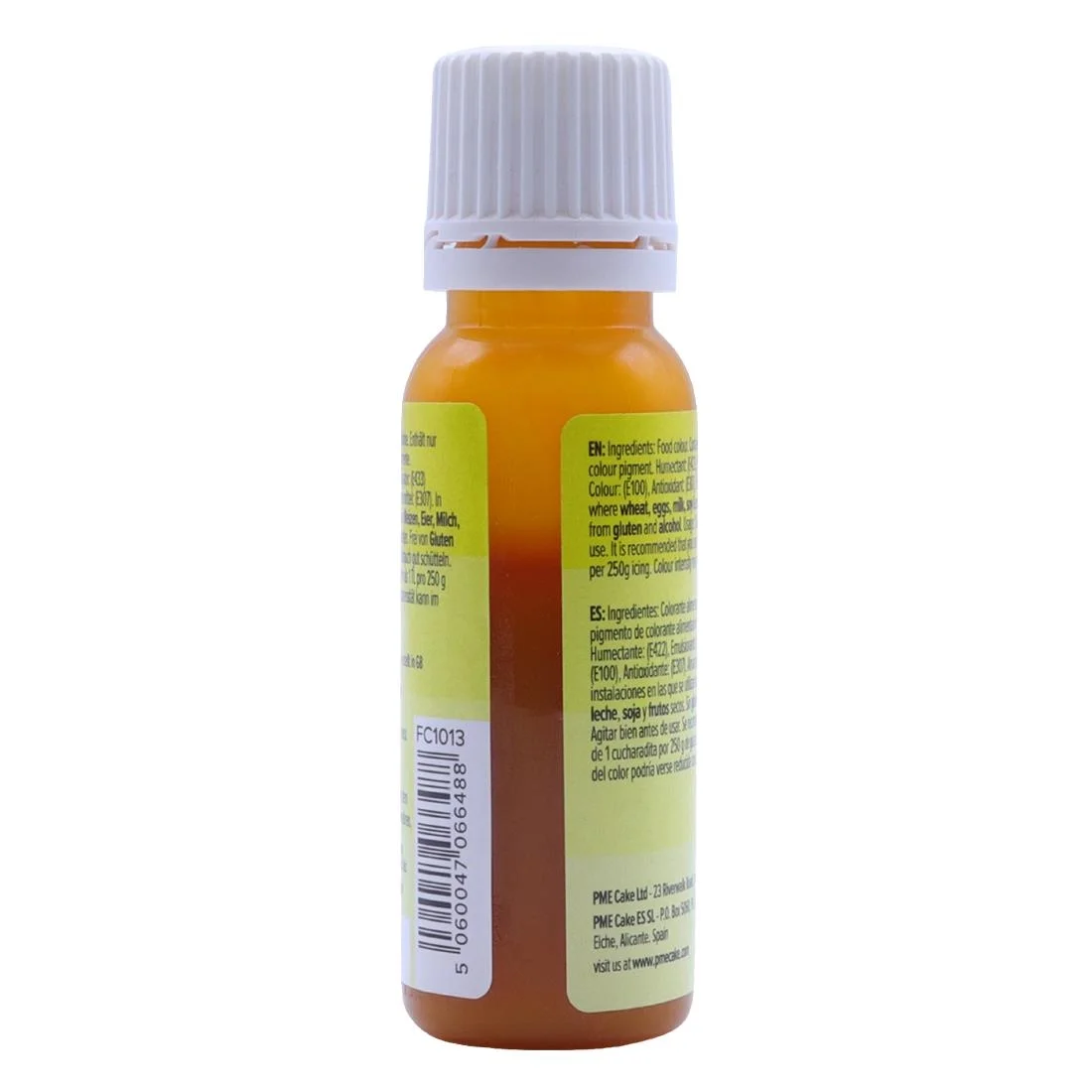 PME 100% Natural Food Colour - Lemon Yellow 25g - Image 12