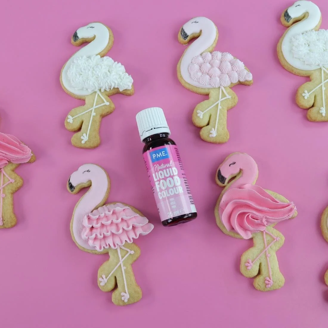 PME 100% Natural Food Colour - Pink 25g - Image 14