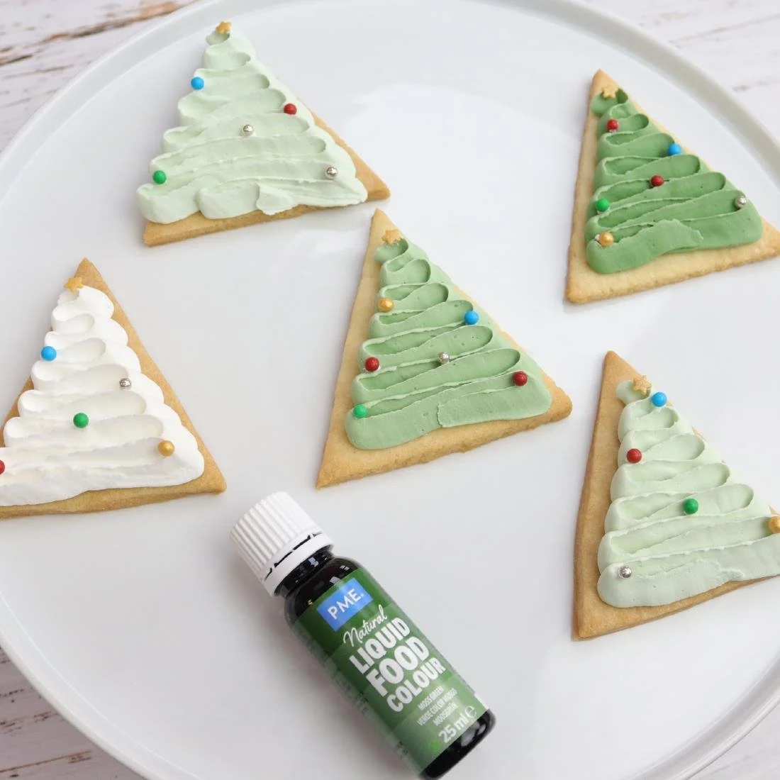 PME 100% Natural Food Colour - Moss Green 25g - Image 13