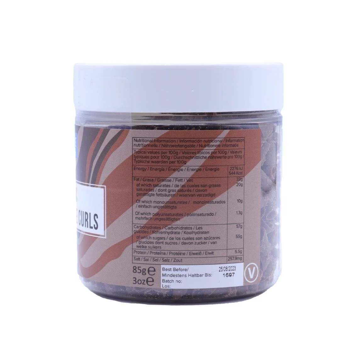 PME Chocolate Curls Milk Chocolate 85g - Image 4
