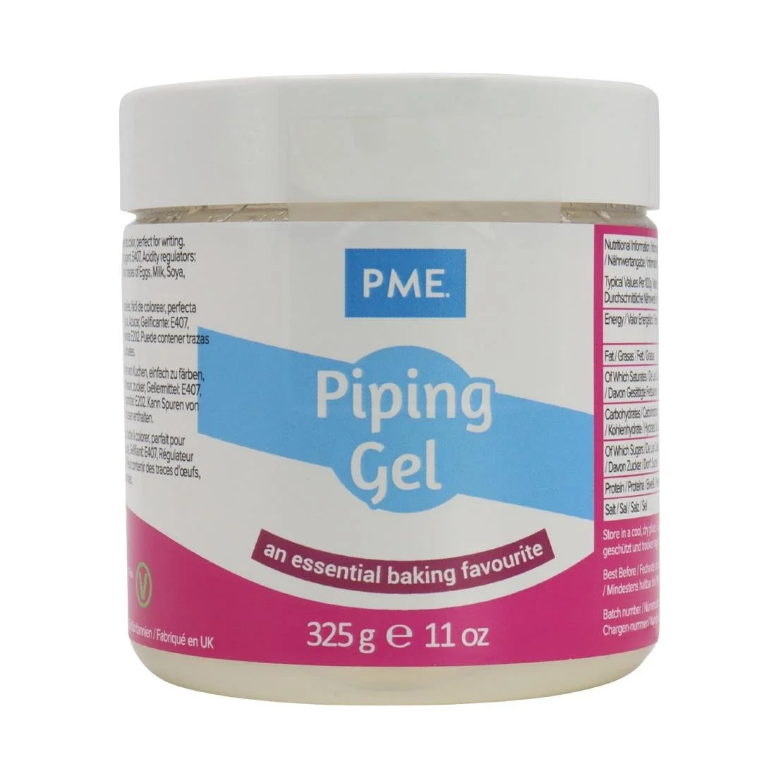 PME Essentials Piping Gel 325g - Image 1