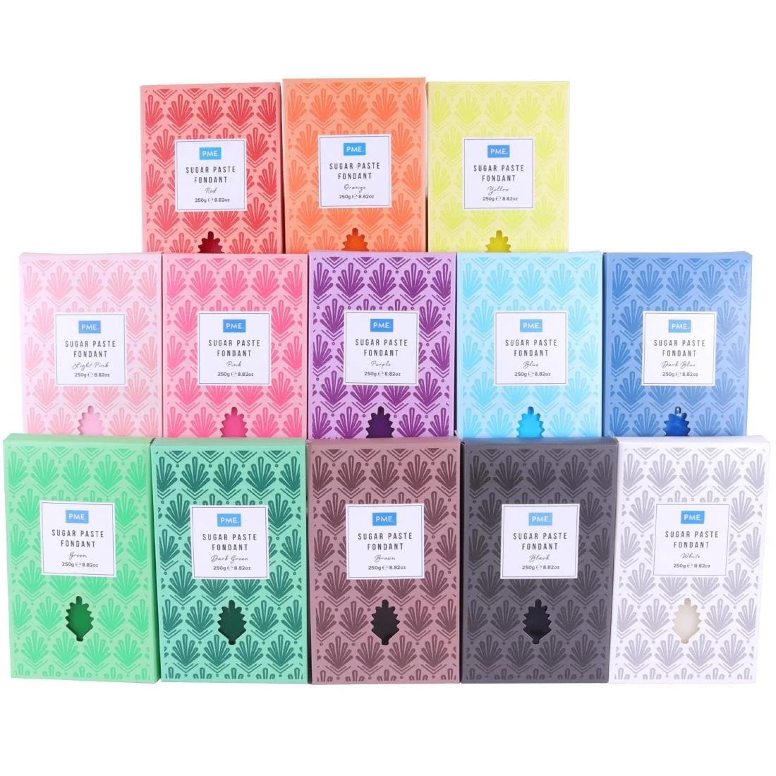 PME Sugar Paste Fondant Brown 250g - Image 8