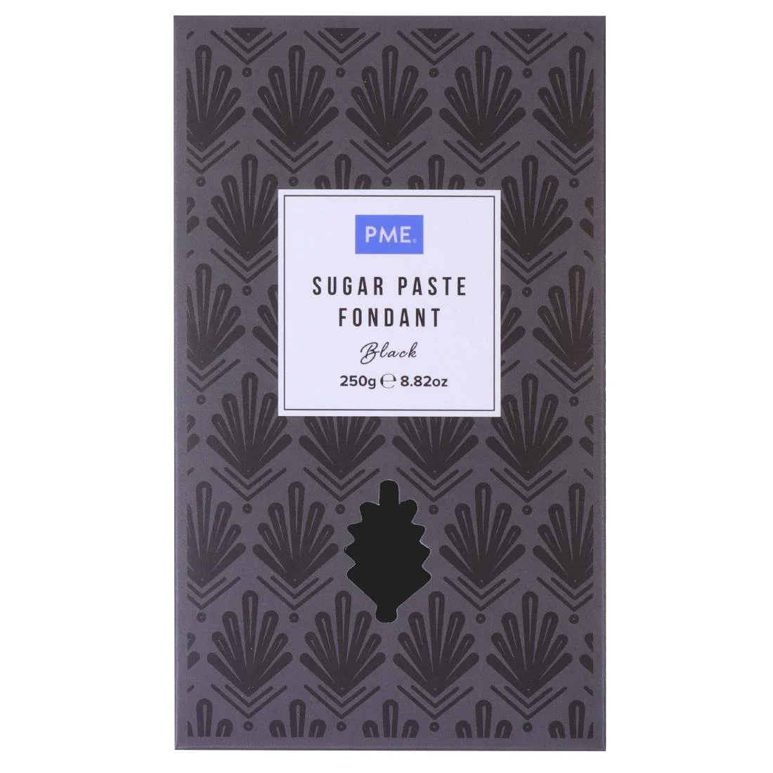 PME Sugar Paste Fondant Black 250g - Image 1