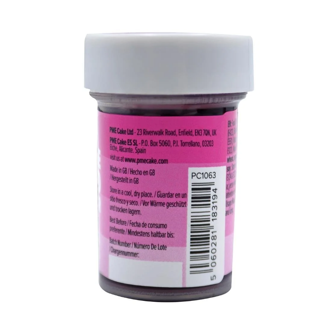 PME Concentrated Paste Food Colour - Hot Pink 25g - Image 2