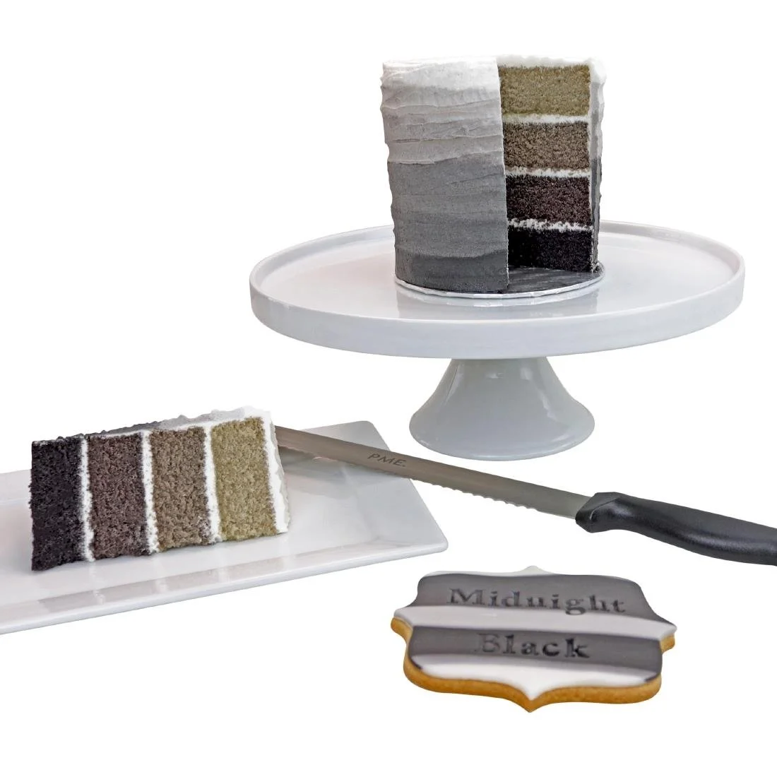 PME Concentrated Paste Food Colour - Midnight Black 25g - Image 8