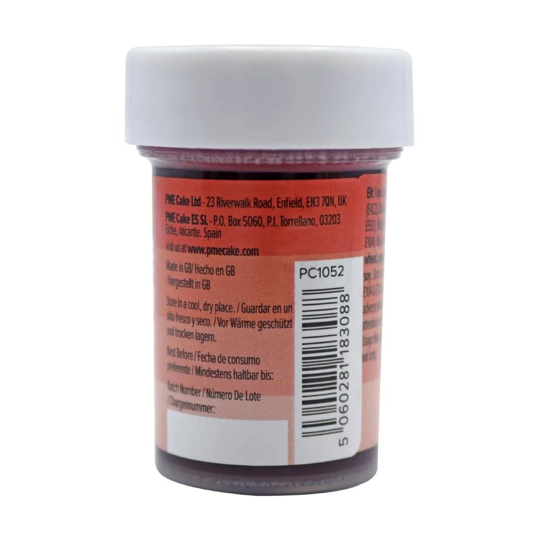 PME Concentrated Paste Food Colour - Berry Red 25g - Image 2