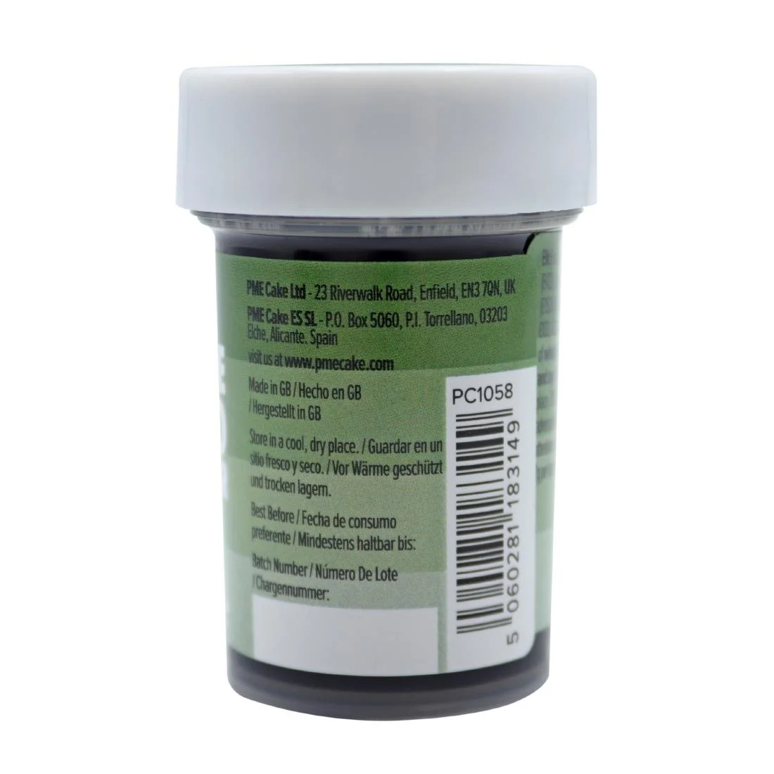 PME Concentrated Paste Food Colour - Sage Green 25g - Image 2